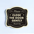 Custom Outdoor Decorative Metal Sign, Personalized Aluminum, Driveway Waterproof Sign, USA Made - Black 12x12