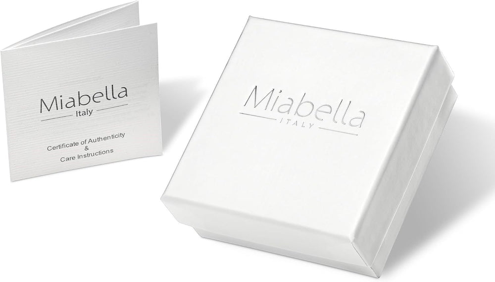 Miabella Italian 925 Sterling Silver Byzantine Bracelet for Women