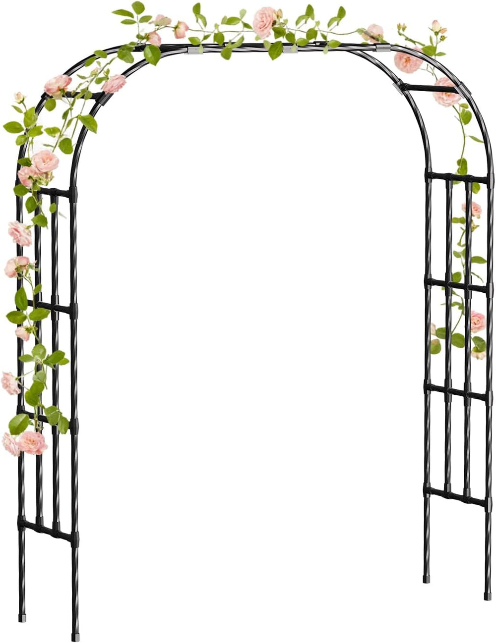 Metal Garden Arch Trellis 6.9 Ft for Climbing Plants Outdoor