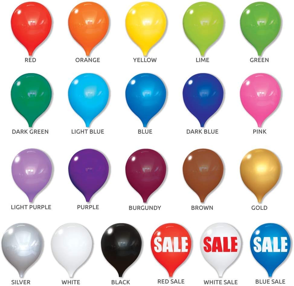 PermaShine - Reusable and Helium Free Balloon Bouquet - Permanent Plastic Ind...