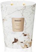 M&SENSE Extra Large Candle 35oz 150H Santal Scented 3-Wick Highly Scented Jar Candles, XL Candle for Home Decor, Long Lasting Aromatherapy Candle for Stress Relief, Meditation
