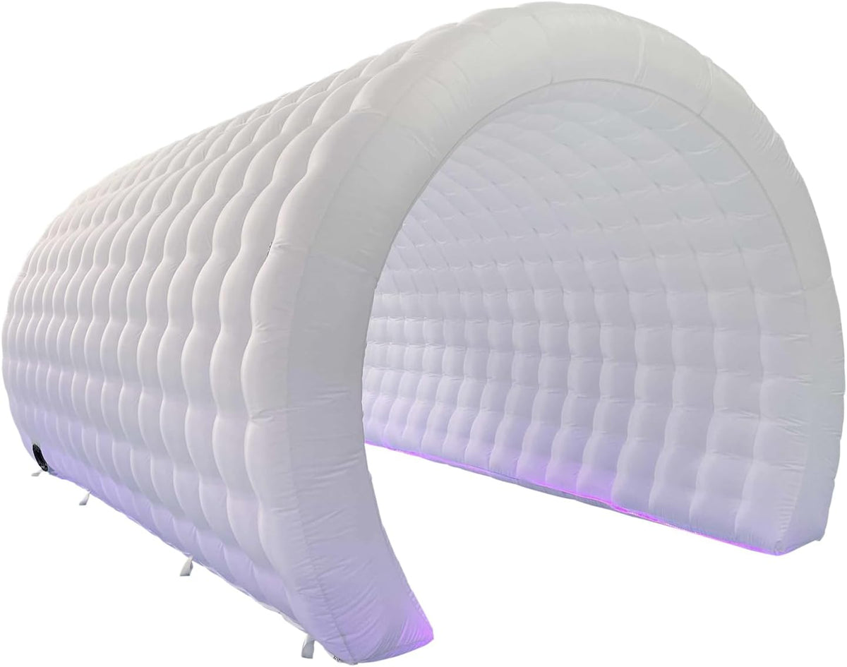 Sayok Inflatable Tunnel Tent for Event Wedding Promotion - Sports Entrance (White, 16.5x10x10ft)