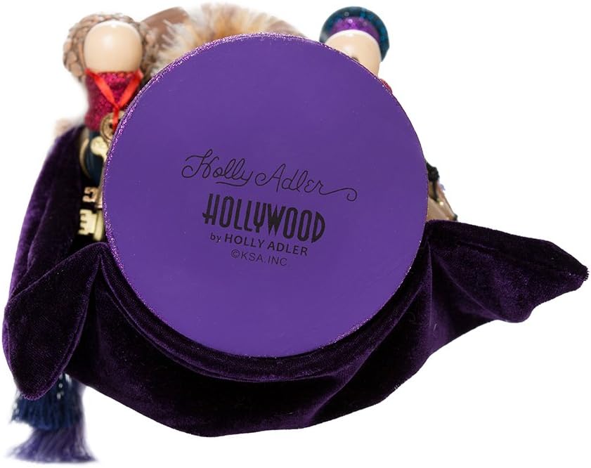 Kurt Adler Hollywood Wizard Nutcracker with Owl, 15"