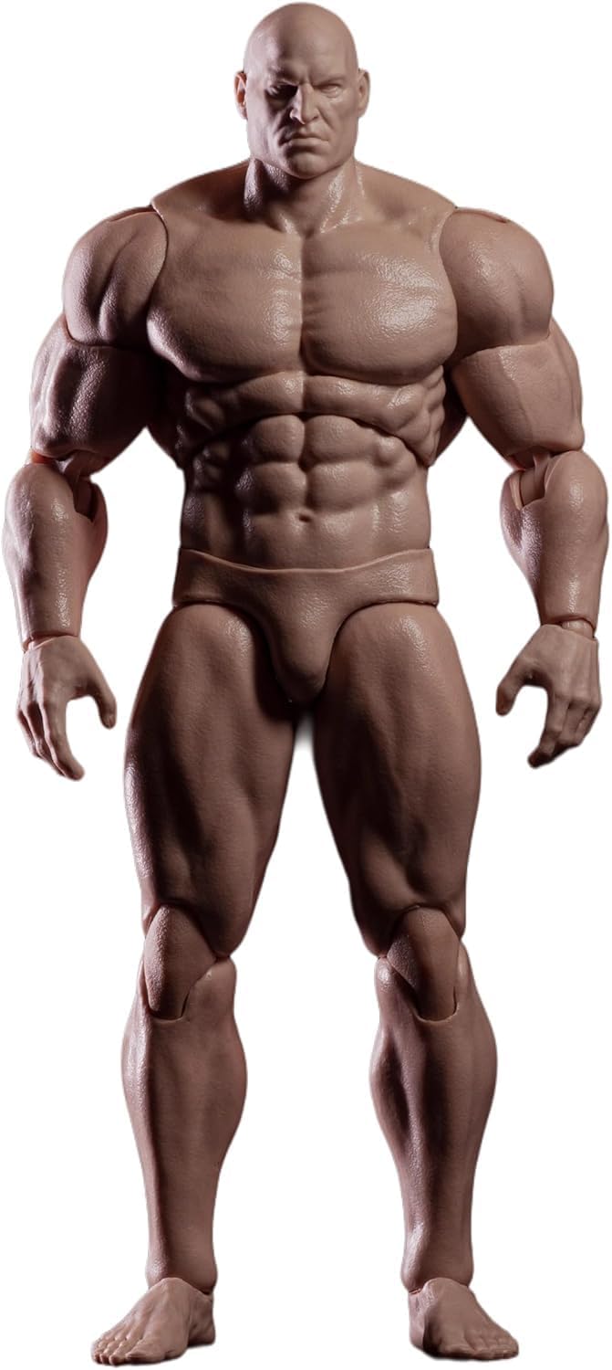 1/12 Scale Male Action Figure Strong Muscle Joint Body 6 inch Super Flexible Comic Soldier Action Figure Body Doll Collection