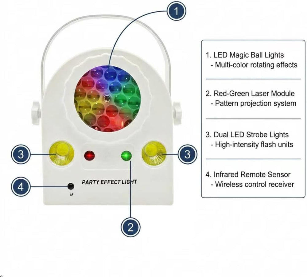 Disco Ball Party Lights, DJ Party Stage Light