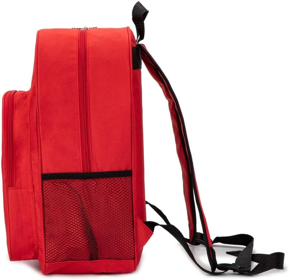 Red Emergency Bag First Aid Backpack Empty Medical Treatment First Responder ...