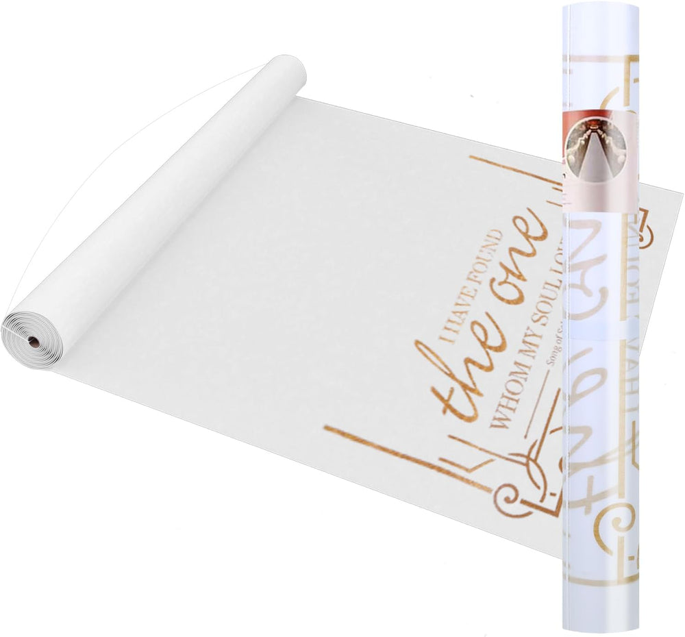 Aisle Runner for Wedding Ceremony, Gold, 4x50 Feet