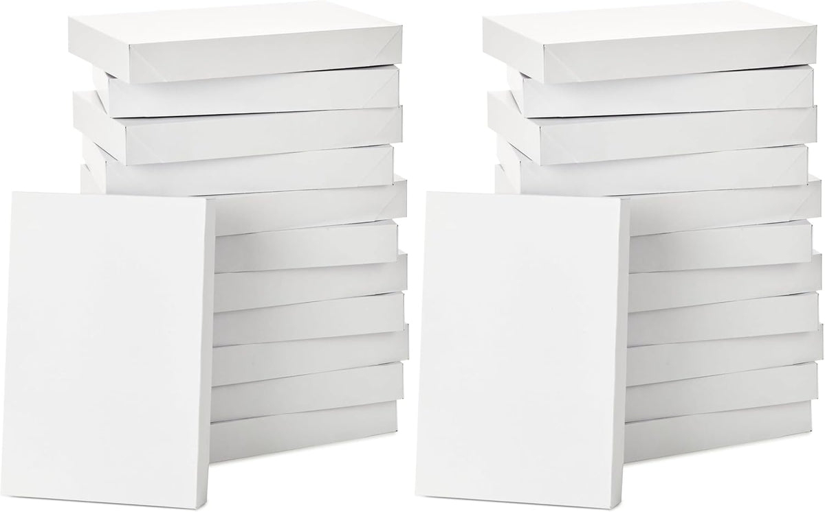 Hallmark 17" XL Gift Boxes with Lids (12 White Robe Boxes, White) for Birthdays, Graduations, Christmas, Weddings, Bridal Showers, (Pack of 2)