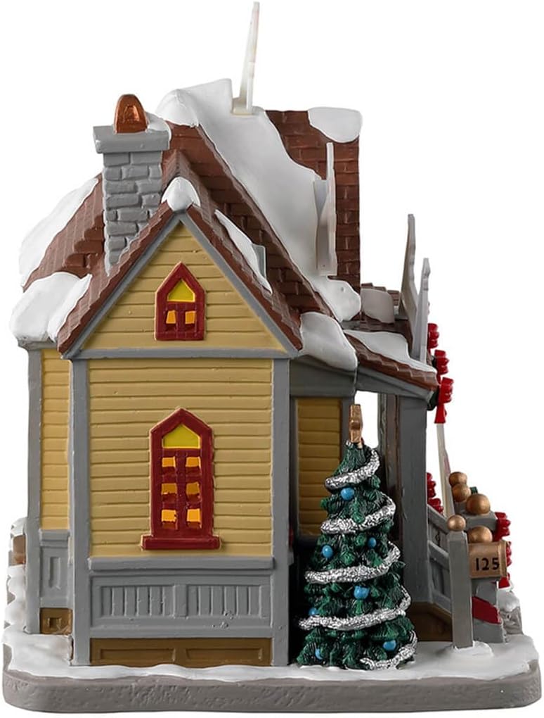 lemax 35057 caddington village lighted building: rockledge cottage shown in use