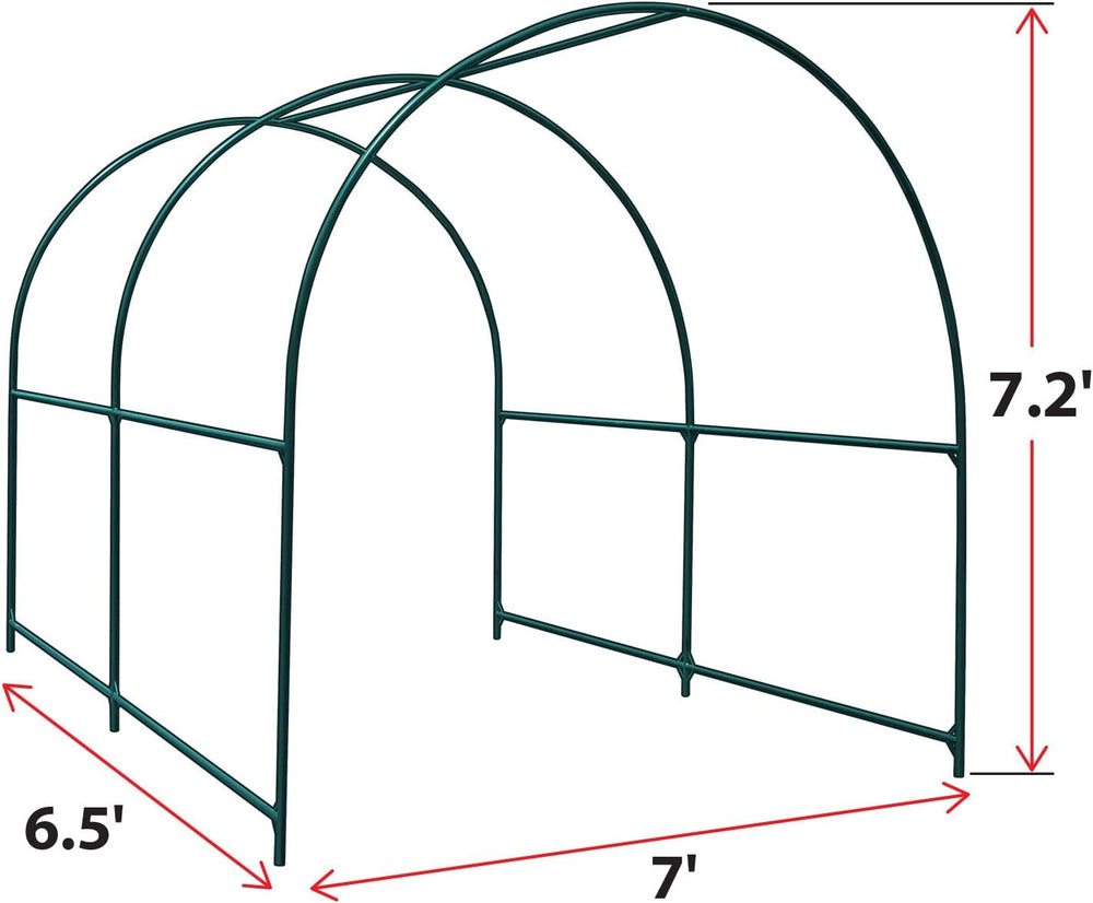 YardGrow Large Garden Support Arch Pergola Frame( 6.5 x 7 x 7.2ft)