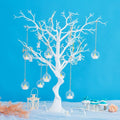 Sziqiqi White Artificial Tree Centerpiece for Weddings, Parties, Christmas - 1 Trunk + 10 Branches, Easy Assembly