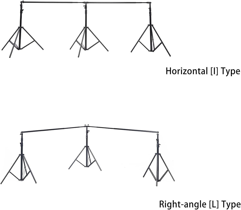 Kate 10x20ft (3x6m) Photography Backdrop Frame Stand for Room Set Adjustable ...