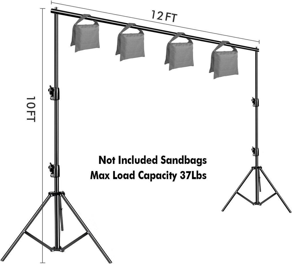 hyj-inc 12ft x 10ft photo video studio heavy, side view