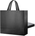 PACKHOME 6 Extra Large Black Gift Bags with Handles 17.5x6x16in