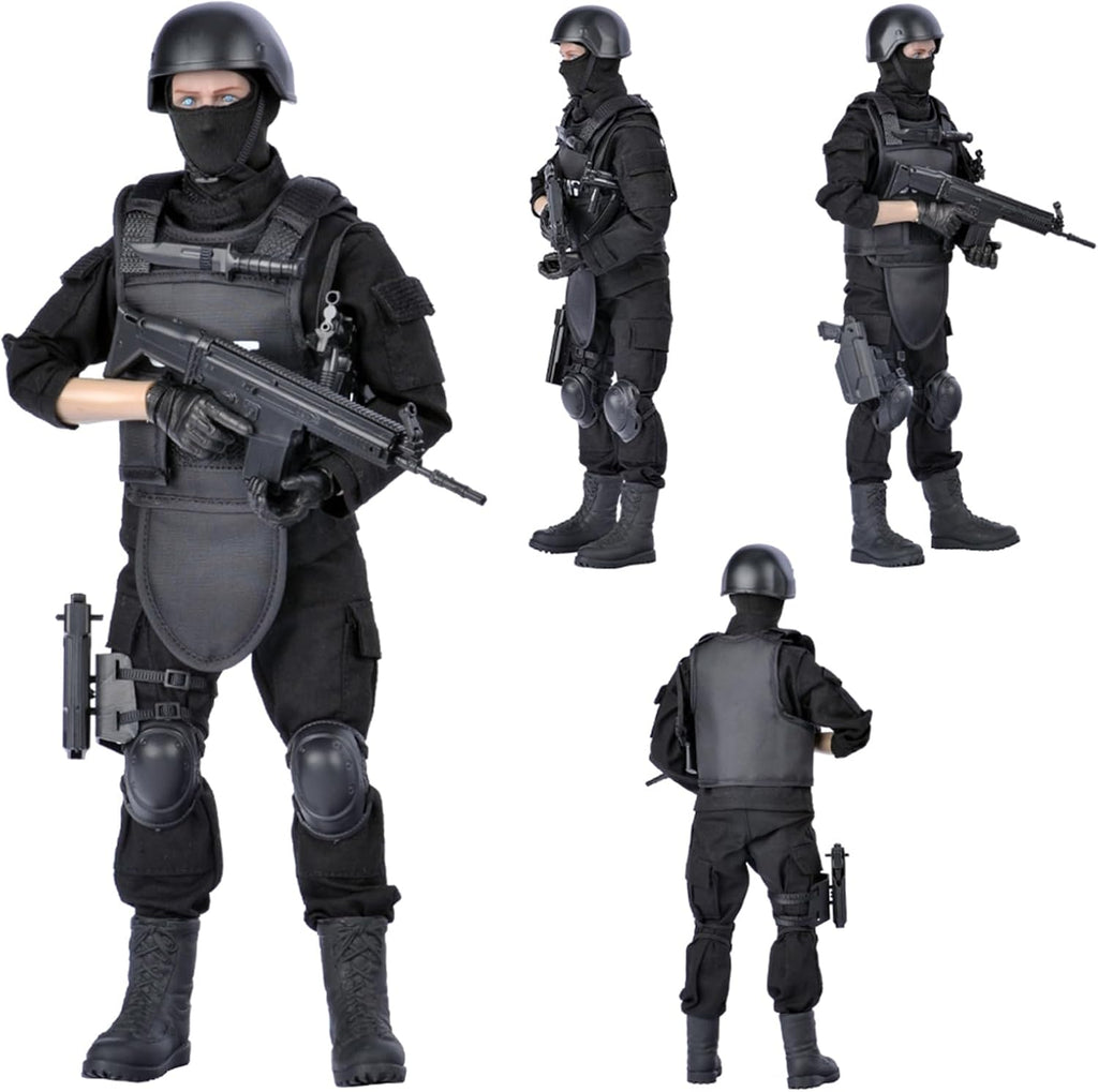 12 inch action figures military set, 1/6 scale, close-up detail