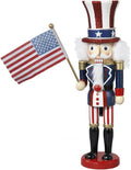 Kurt Adler 15-Inch Hollywood Wooden Uncle Sam Nutcracker