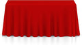 Lann's Linens - 10 Premium 90" x 156" Tablecloths for Wedding/Banquet/Restaurant - Rectangular Polyester Fabric Table Cloths - Red (10 Pack)