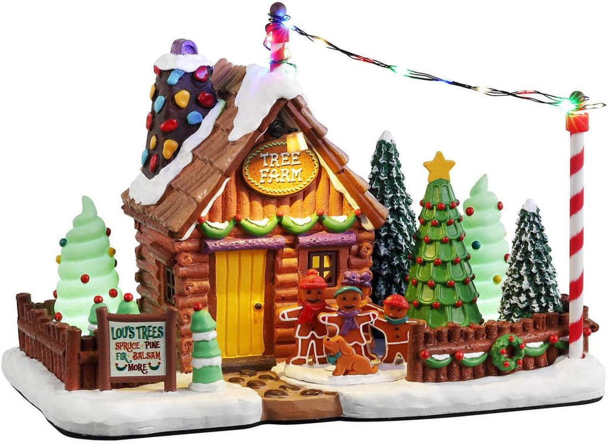 Lemax Lou's Tree Farm, Battery Operated (4.5V) #25951