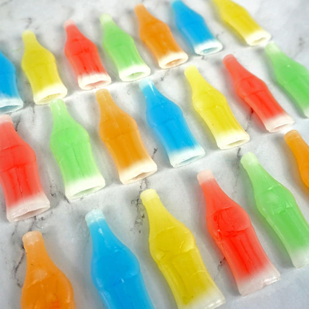 Nik-L-Nips Wax Bottle Candy, 3lb Bulk Bag, Wax Bottle Filled With Juice, Nost...