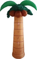 8 Foot Tall Jumbo Summer Party Inflatable Palm Tree with Coconuts