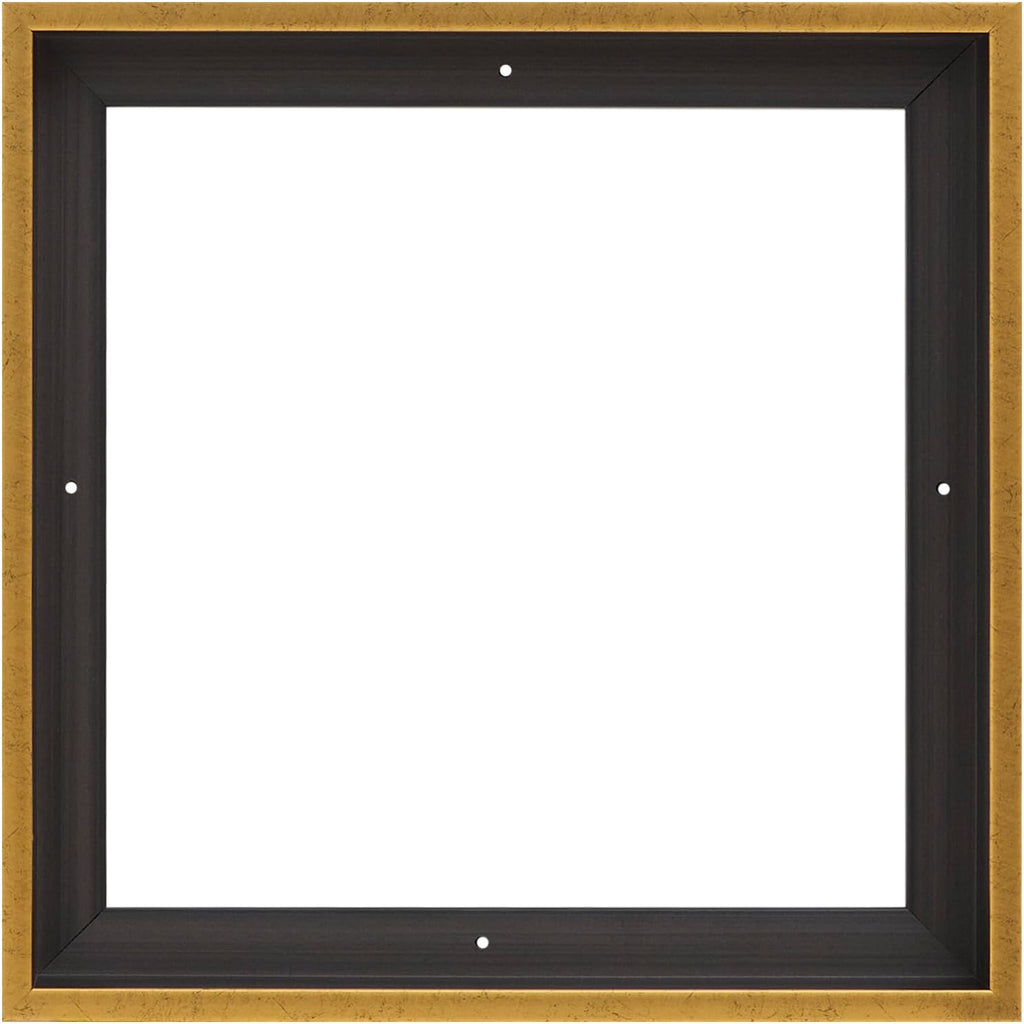 pixy canvas 20x20 inch floater frame for 1.5", close-up detail