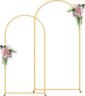 Metal Arch Backdrop Stand Set of 2(7.2/6FT), Decorative Backdrop Arch Stand