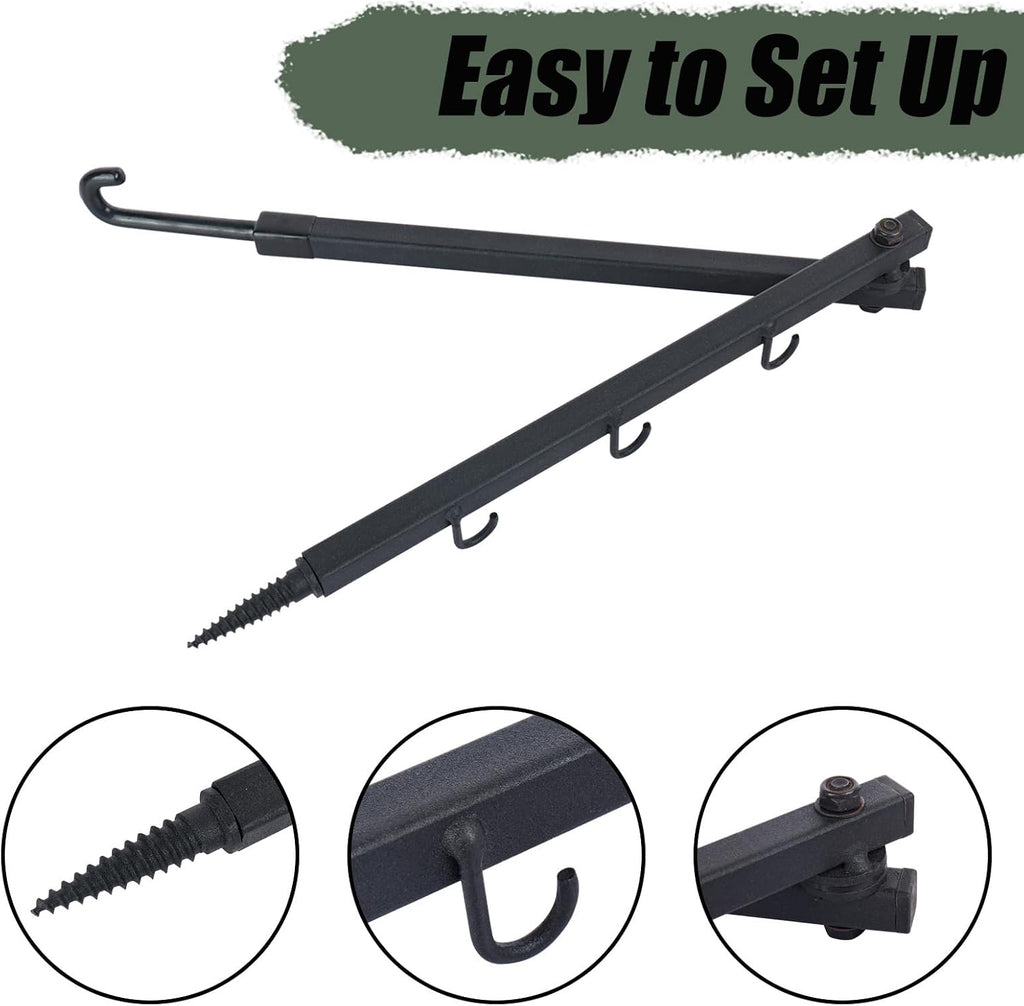 Highwild Tree Stand Folding Bow Hanger Gear Hanger Multi Hanger - Pack of 3