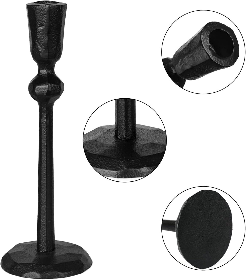 Iron Taper Candle Holder - Set of 3 Decorative Candle Stand