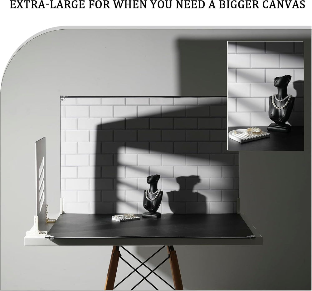 Photography Backdrops with Shadow Boards, 23x35in, 10 Pcs Background Paper