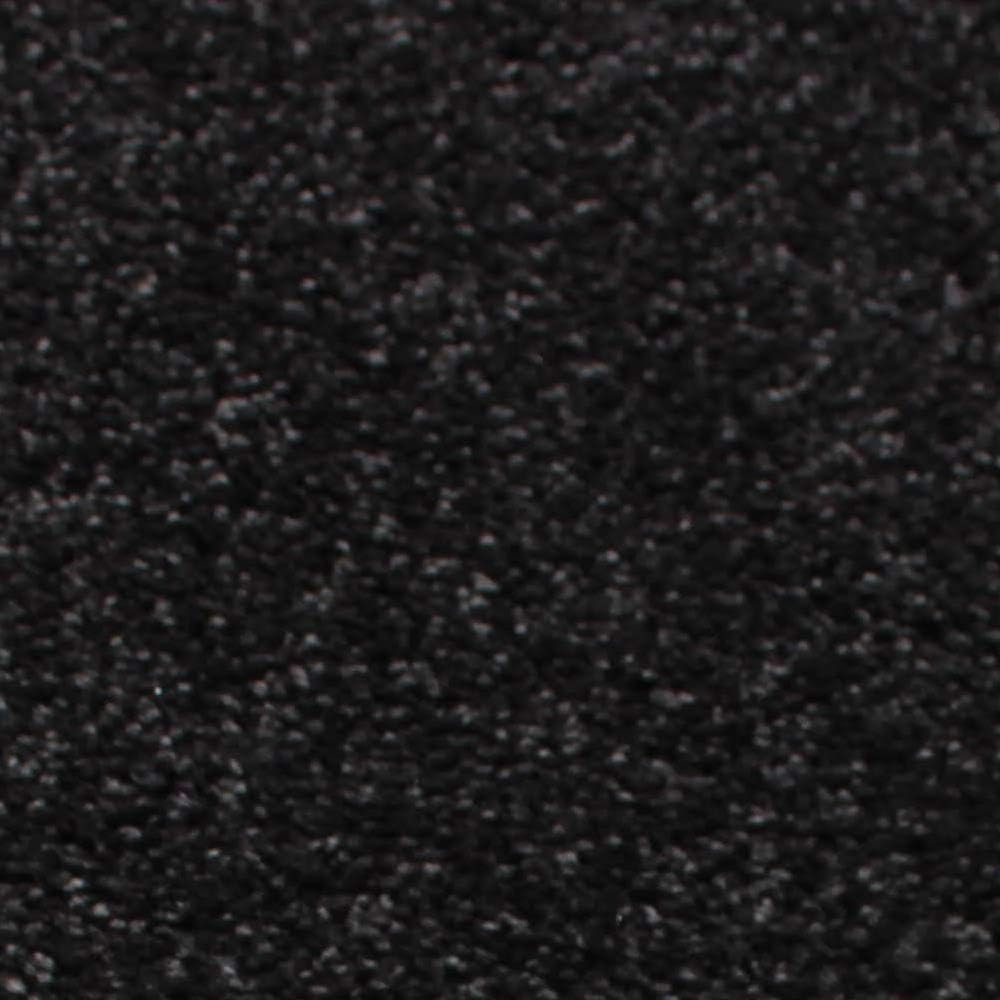 Black Event Carpet Aisle Runner - Real Rug with Backing, Binding, 3X20 Ft