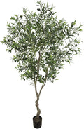 7ft Artificial Olive Tree Potted Plant