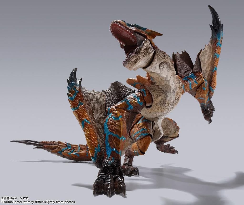 TAMASHII NATIONS - Monster Hunter Rise - Tigrex, Bandai Spirits S.H.MonsterArts Action Figure
