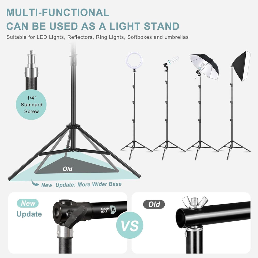 10.2 x 10Ft Heavy Duty Backdrop Stand, Adjustable Support System Kit