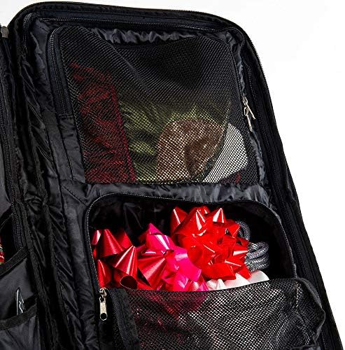 gift bag wrap and craft organization storage, holds, front angle view
