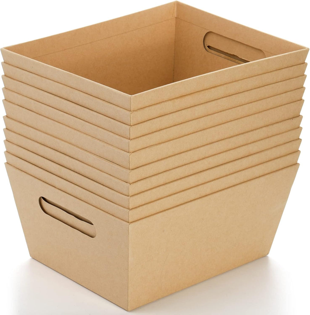 deayou 10 pack gift basket empty, 10" x, side view