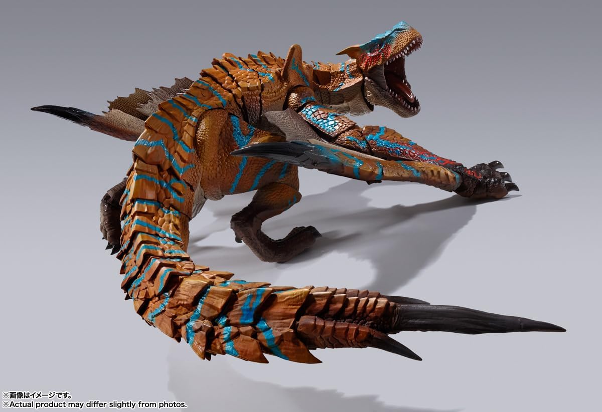 TAMASHII NATIONS - Monster Hunter Rise - Tigrex, Bandai Spirits S.H.MonsterArts Action Figure