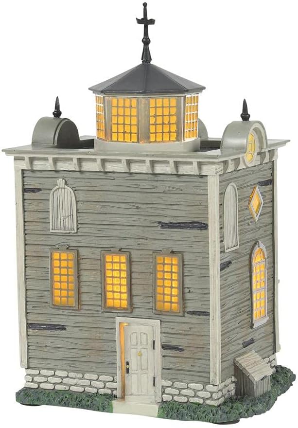 department 56 hot properties village uncle fester's house shown in use