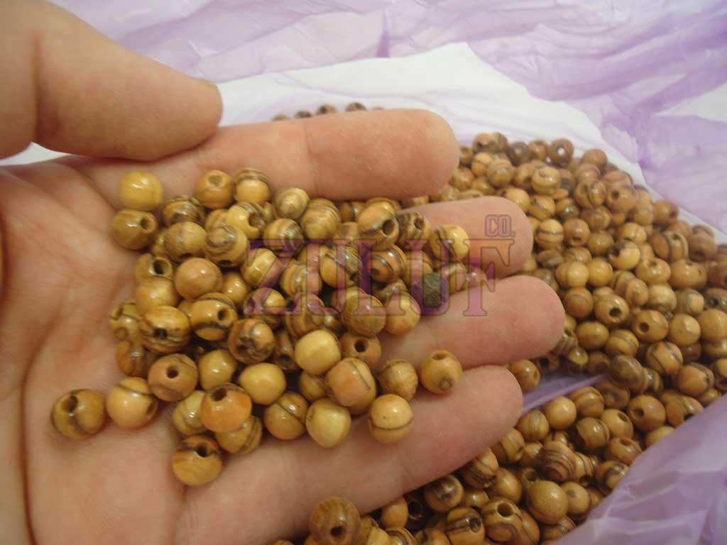 ZULUF 9mm Olive Wood Catholic Rosary Beads (1000pcs) Protestant Prayer Beads Bulk for Rosary Making Wooden Craft Jewelry Supplies Holy Land Jerusalem with Certificate BEAD044