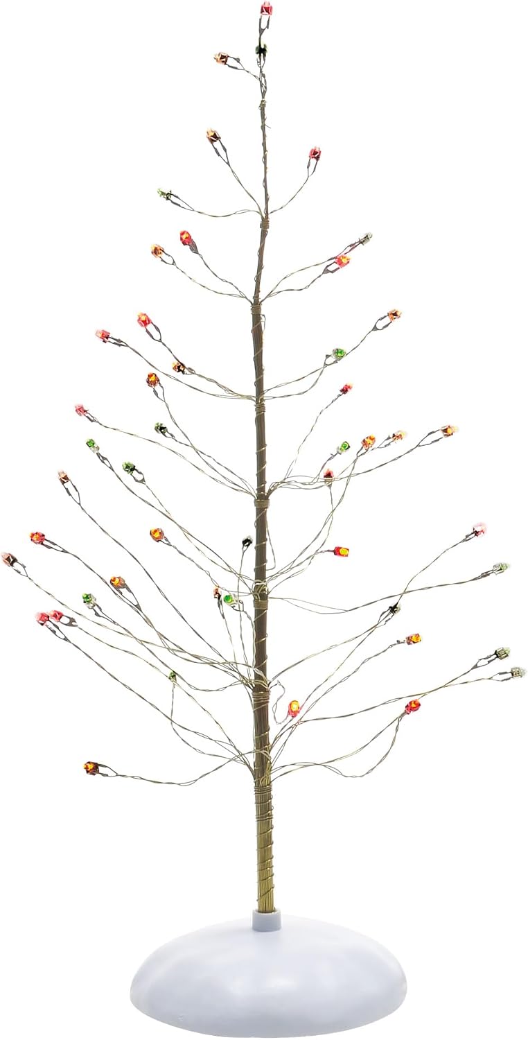 department 56 accessories for villages twinkle brite tree, side view