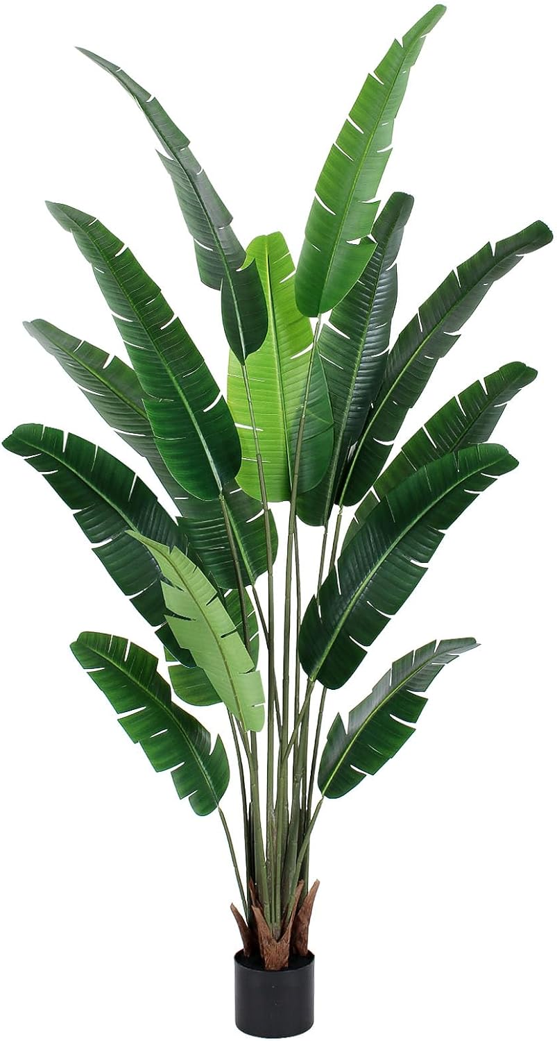 YEPDIN 7 FT Artificial Bird of Paradise Plants Decoration Large Fake Tree
