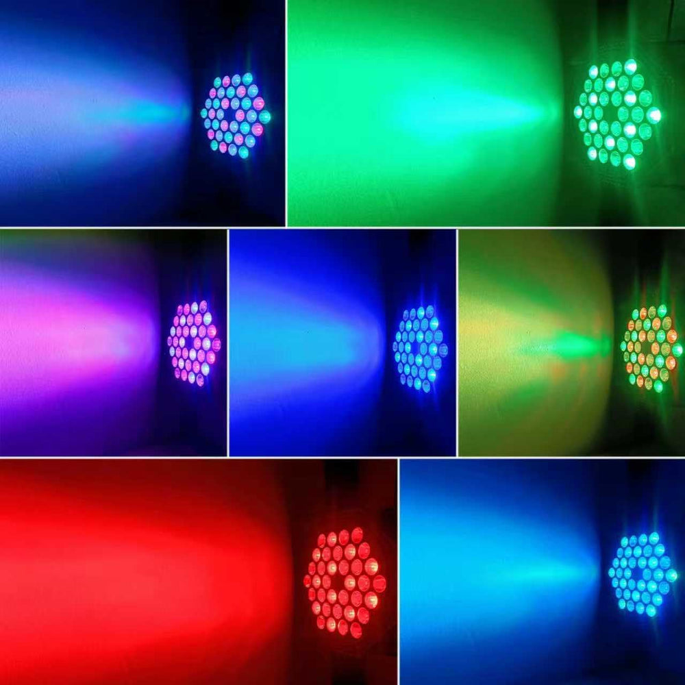 2-Packs 36LED Par Lights DJ Stage Light RGB