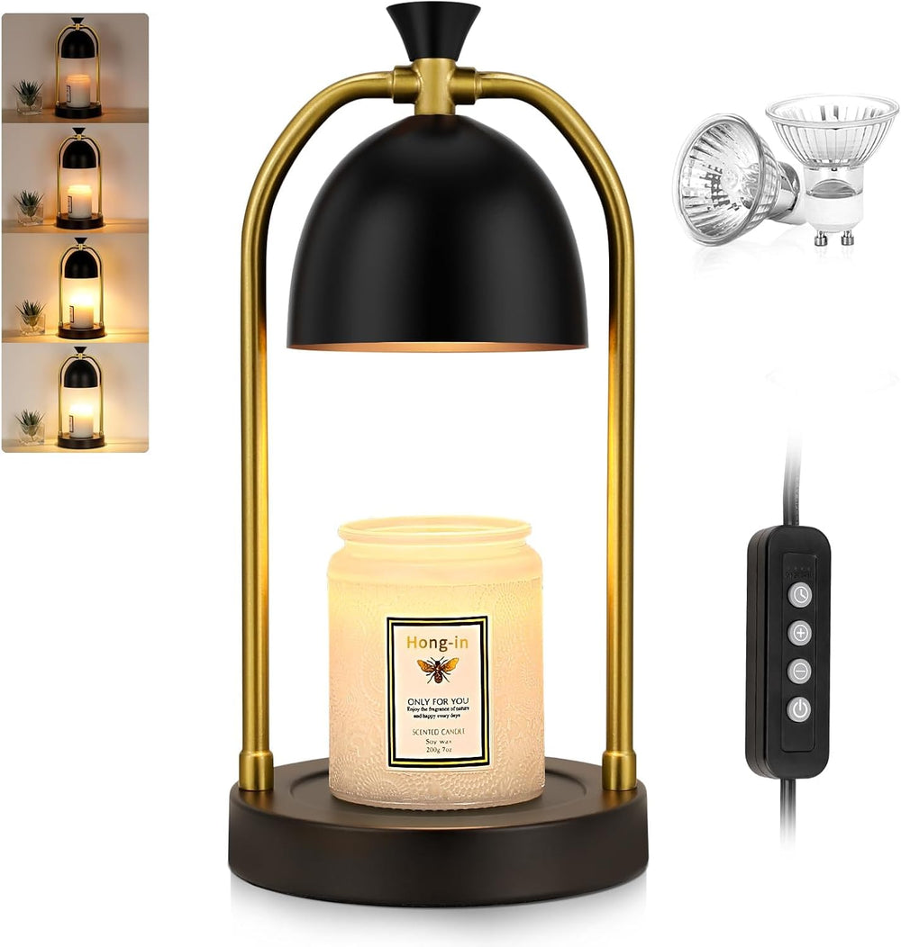 Black Candle Warmer Lamp,Birthday Gifts for Women Men