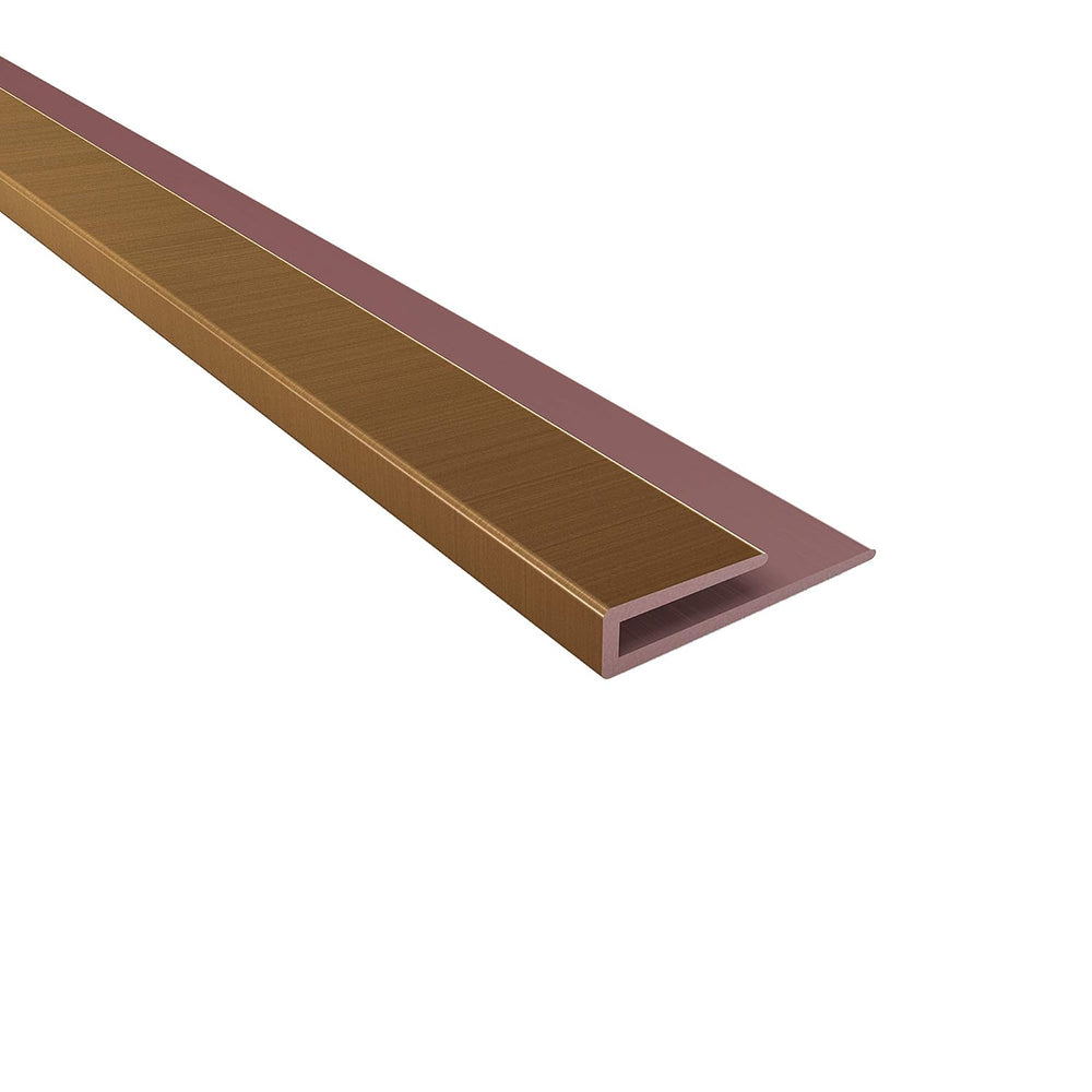 FASÄDE 47 in Vinyl J Trim Oil-Rubbed Bronze (5 Pack)