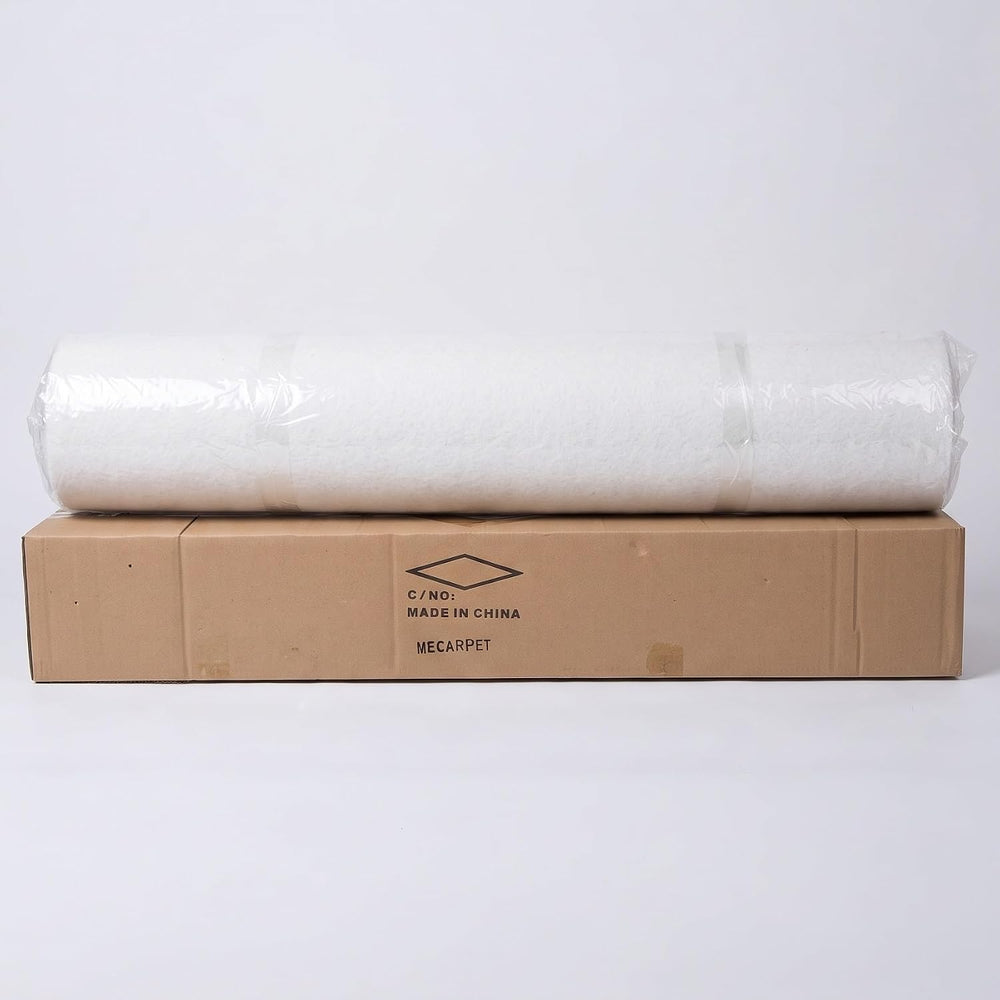 4ftx30ft White Aisle Runner for Wedding,350GSM Thickening Felt