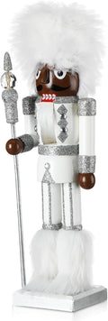 Wettarn Christmas African American Nutcracker Figures, 14 Inch