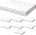 8PC Gift Boxes with Lids 17.7"x13.4"x 2.8" - Matte, Collapsible Magnetic Closure Gift Box for Presents - Groomsmen & Bridesmaid Proposal Boxes, Wedding, PR, Birthdays, Holidays - White
