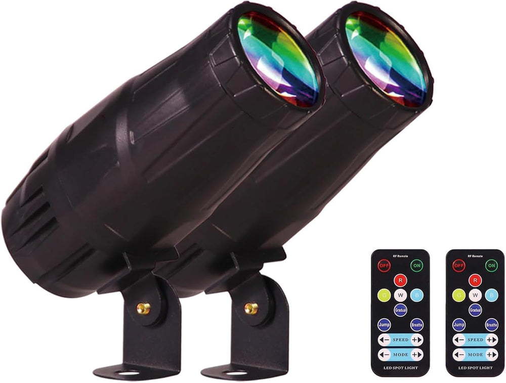 LED Pinspot Light,Stage Spotlight Mini 15W RGBW Disco Ball Spot Lights 4 in 1...