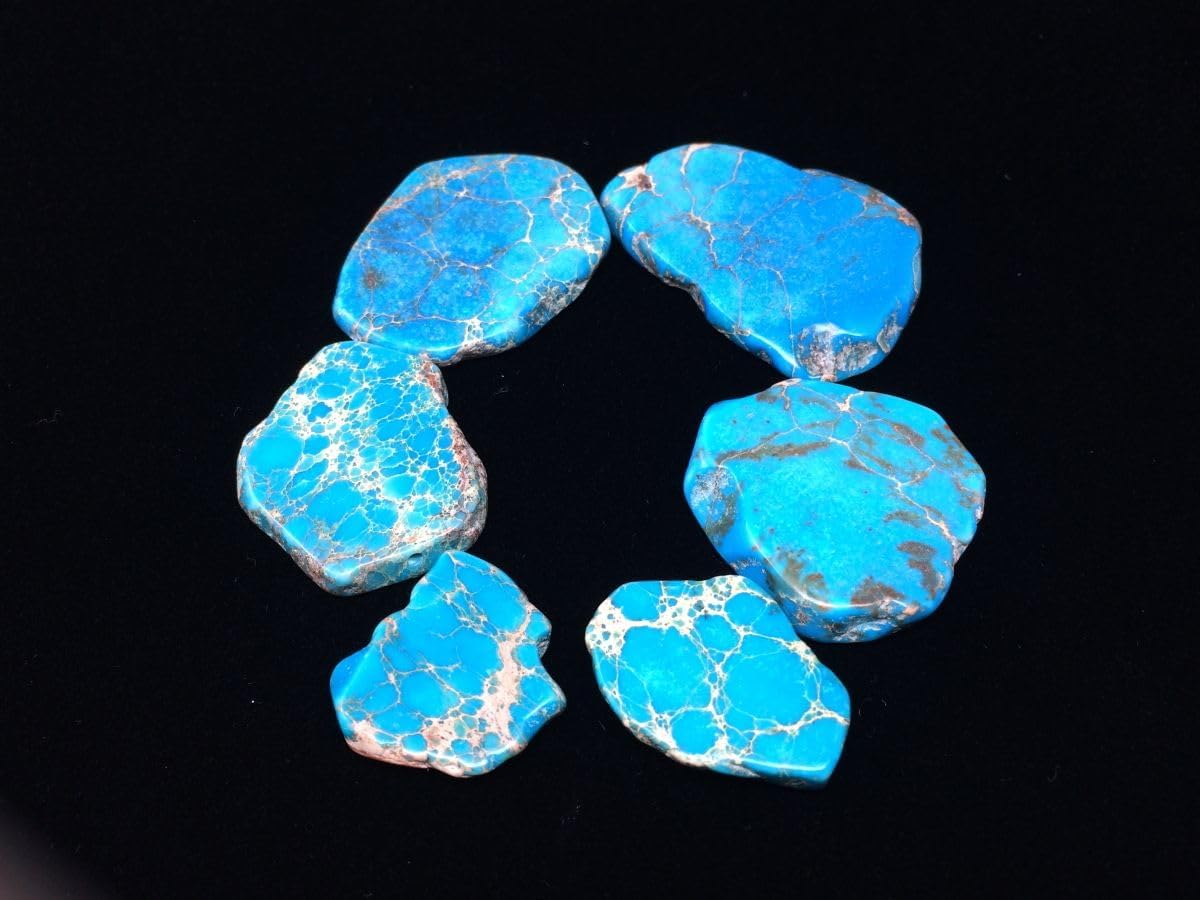 adabele natural grade a turquoise blue impression aqua, close-up detail