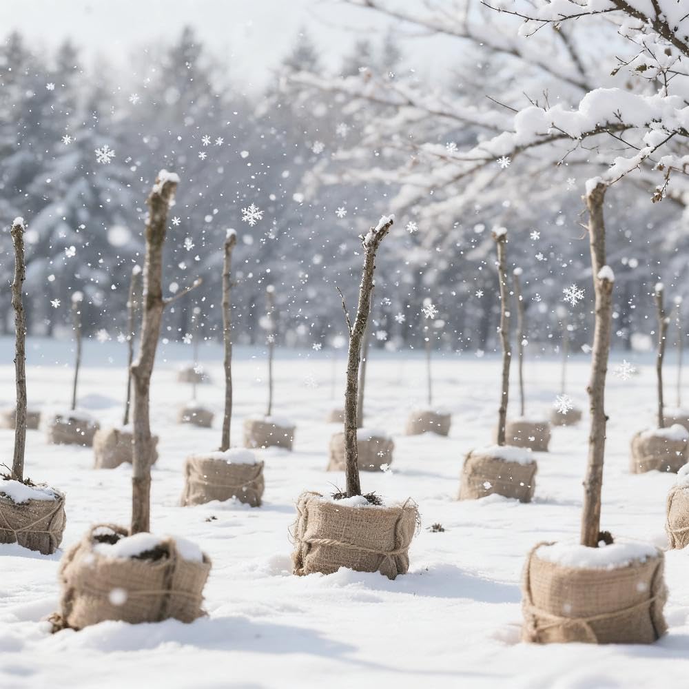 40" x50 Feet Burlap Fabric Natural Burlap Roll Multipurpose Burlap Tree ...