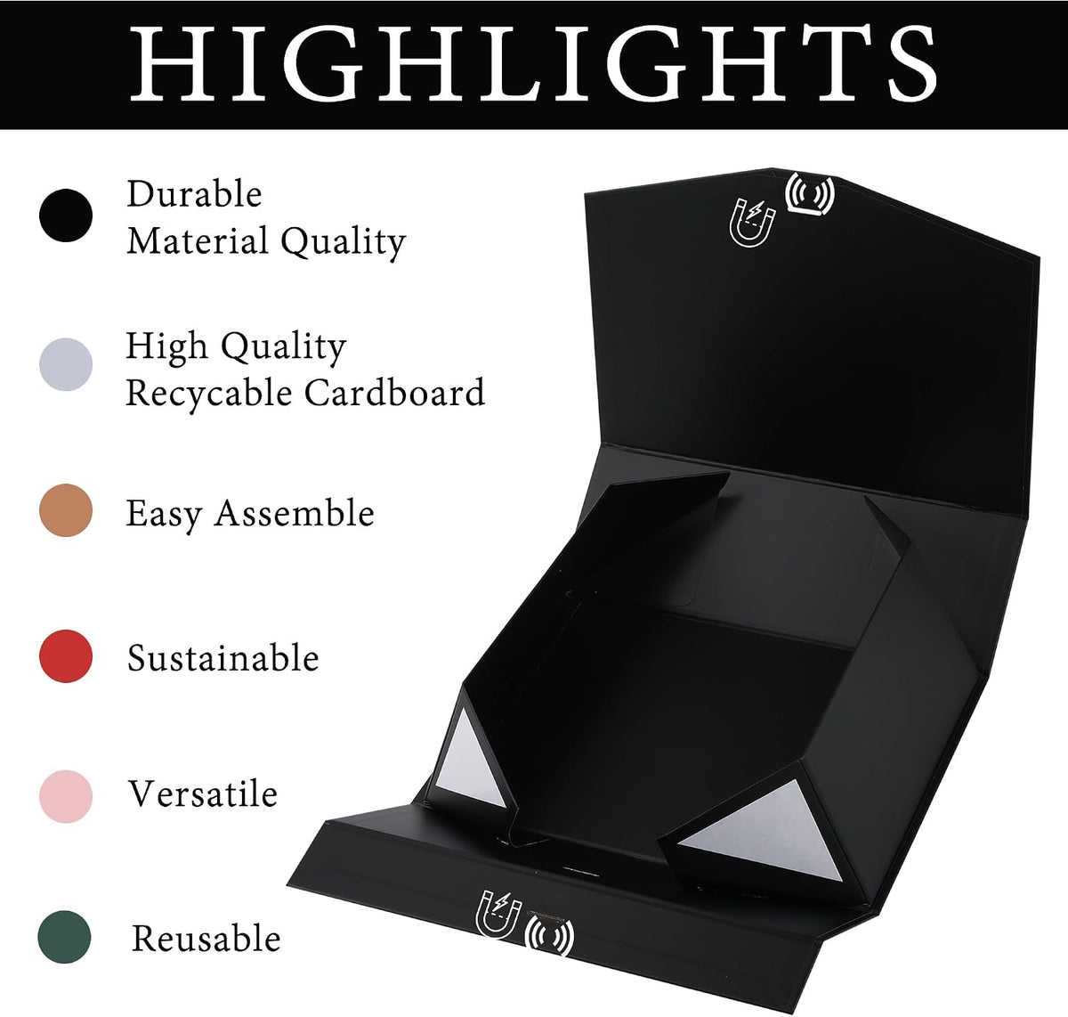 stobocter gift box,18x15x6 gift boxes with lids for, package contents